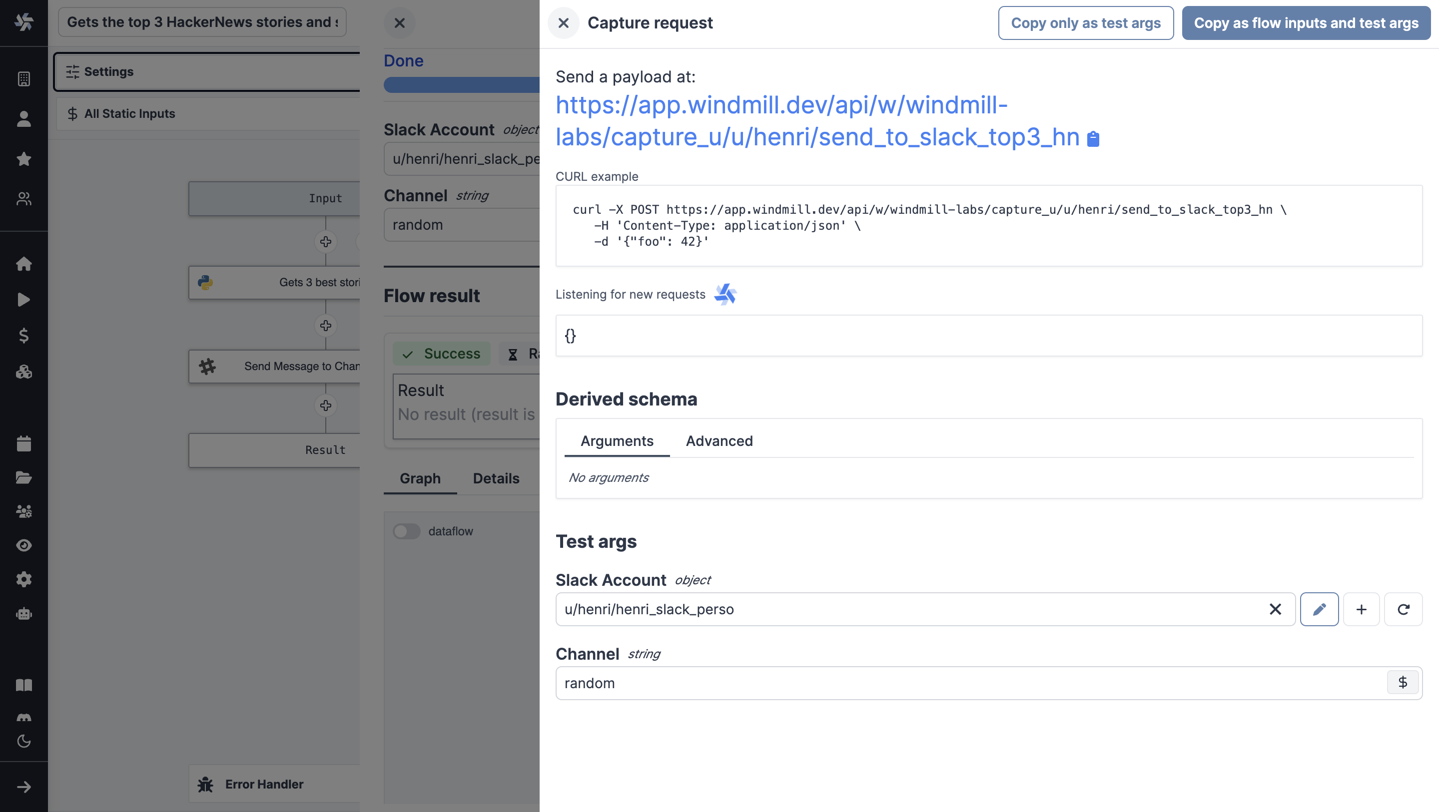 Fill from request Fill from request