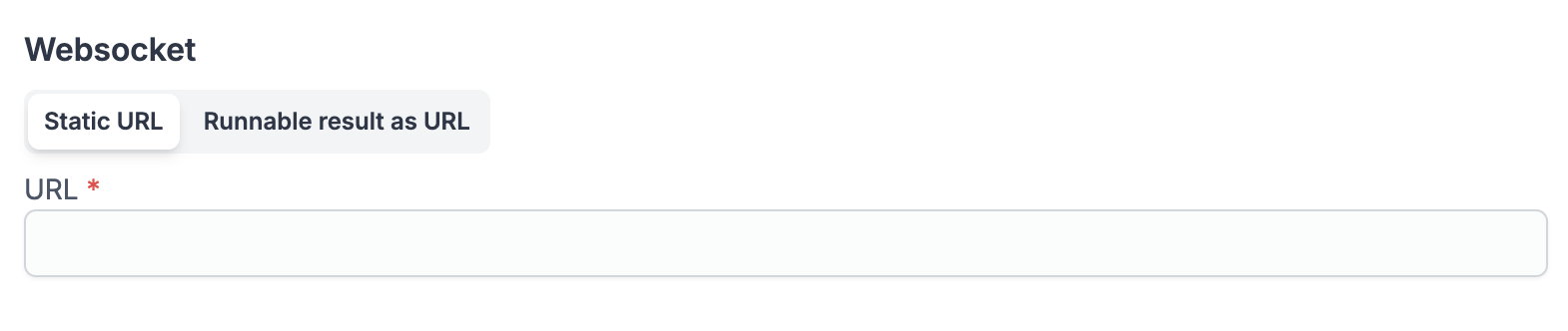 WebSocket static URL WebSocket URL and runnable